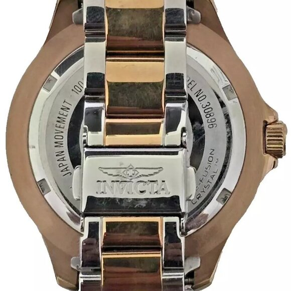 $795 MSRP- Invicta Bolt Quartz Silver Dial Two-tone Ladies Watch